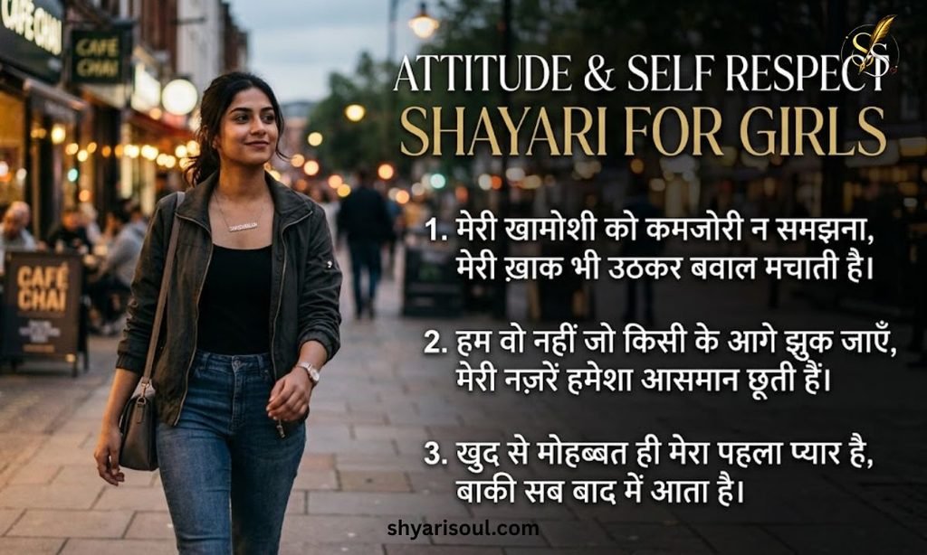 Attitude Self Respect Shayari for Girls