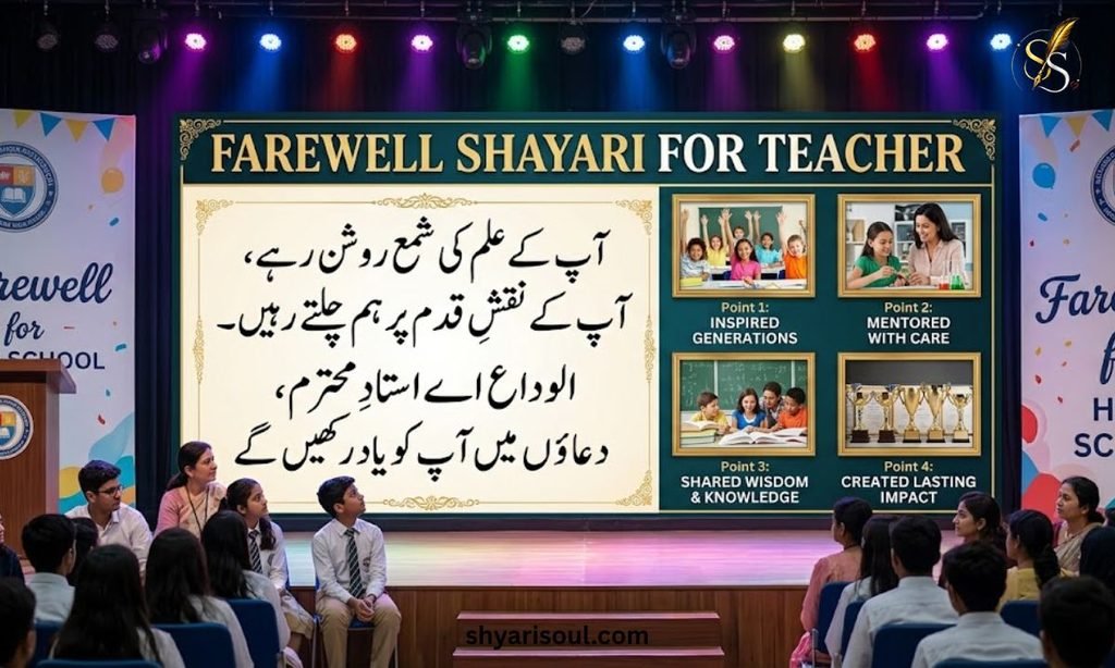 Farewell Shayari for Teacher