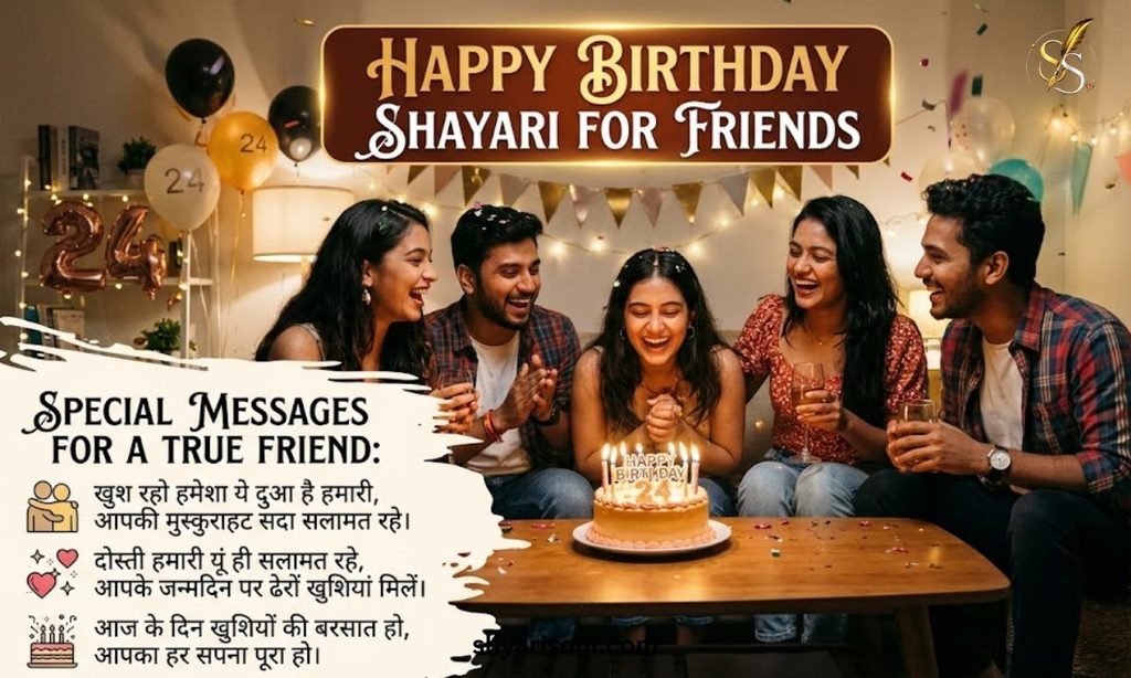 Happy Birthday Shayari for Friends