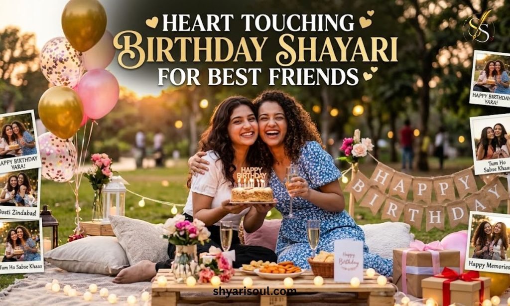 Heart Touching Birthday Shayari for Best Friends
