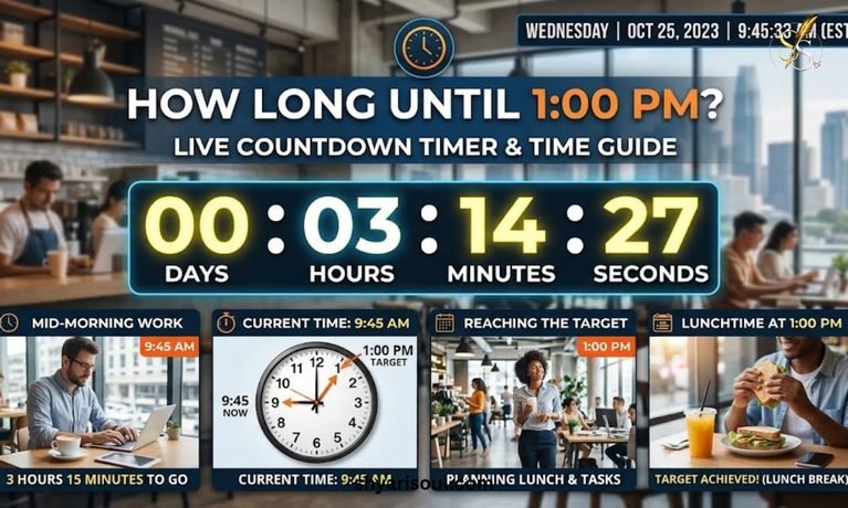 How Long Until 100 PM Live Countdown Timer & Time Guide