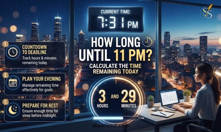 How Long Until 11 PM Calculate the Time Remaining Today (1)