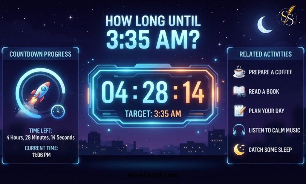 How Long Until 3:35 PM?