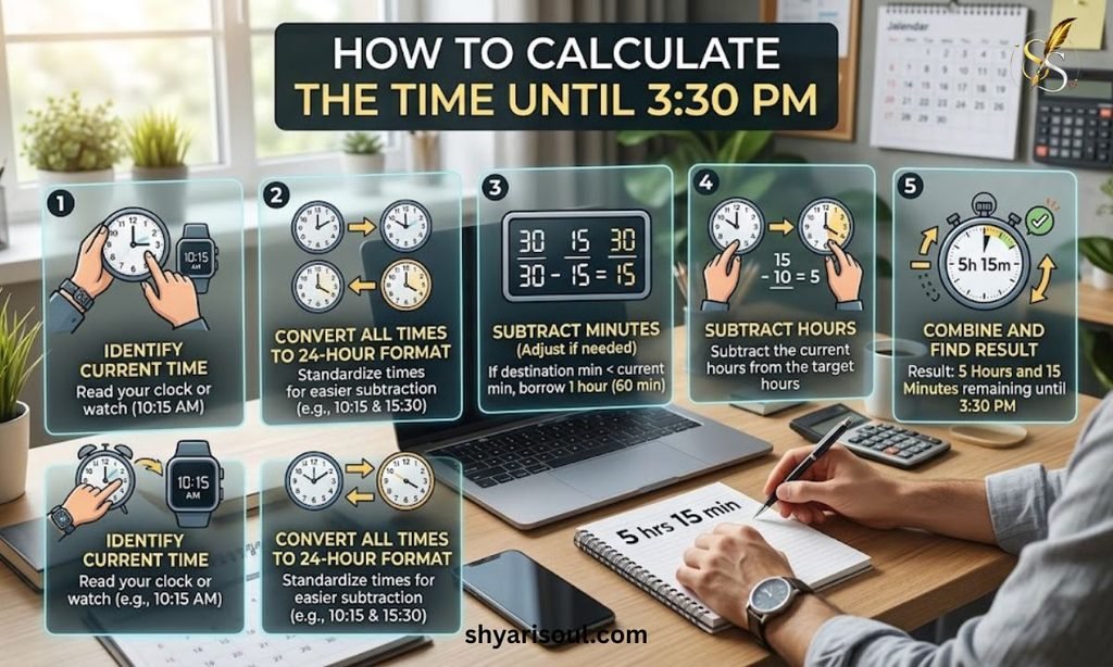 How to Calculate the Time Until 3:30 PM