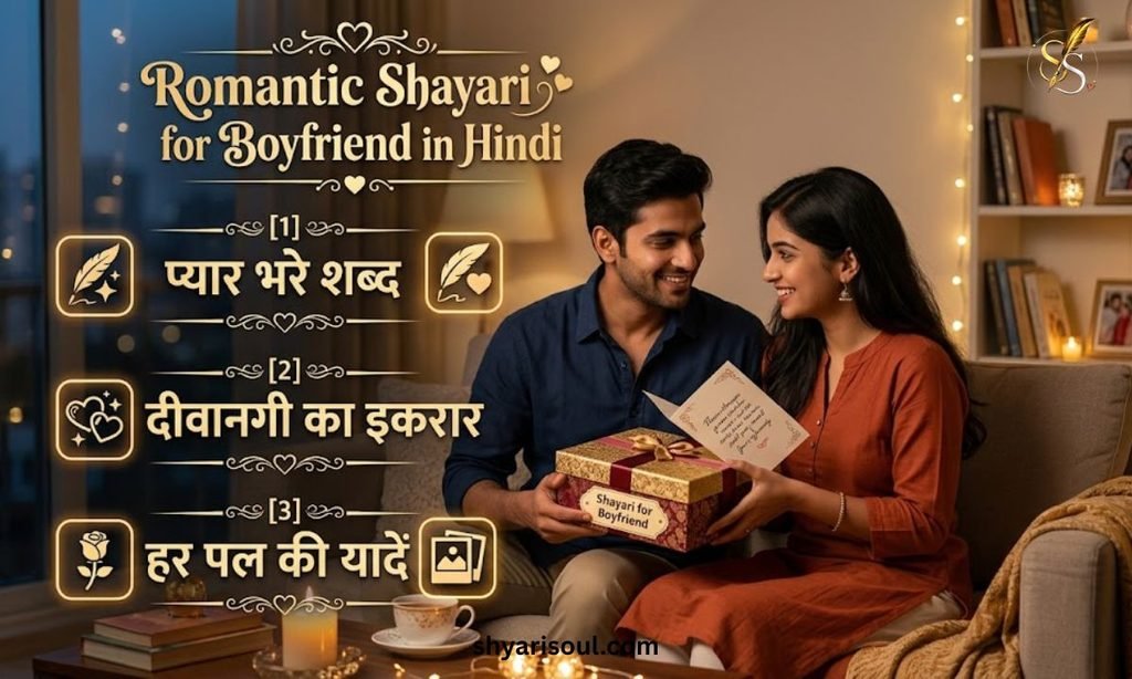 Romantic Shayari for Boyfriend in Hindi
