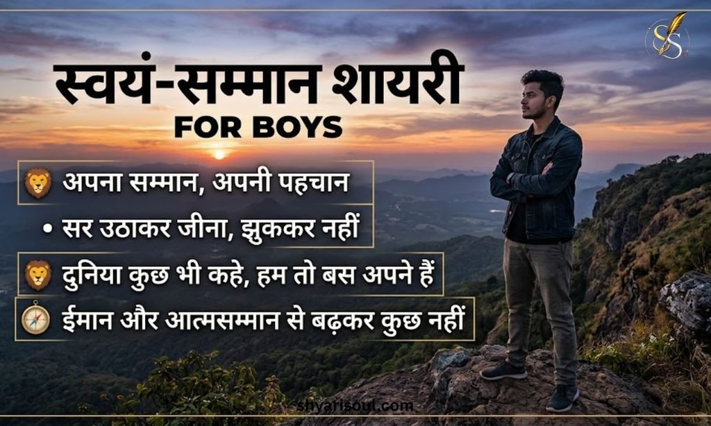 Self Respect Shayari in Hindi for Boys