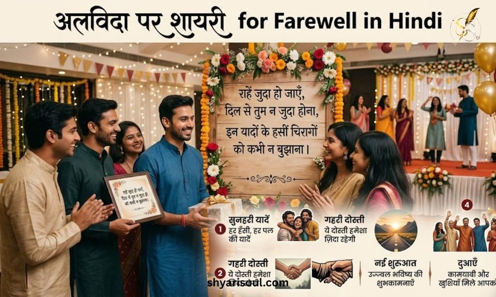 Shayari for Farewell in Hindi
