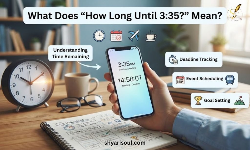 What Does "How Long Until 3:35?" Mean?