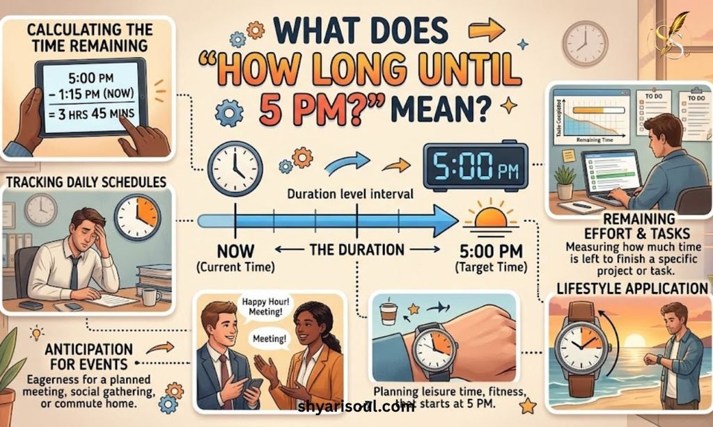 What Does "How Long Until 5 PM?" Mean?