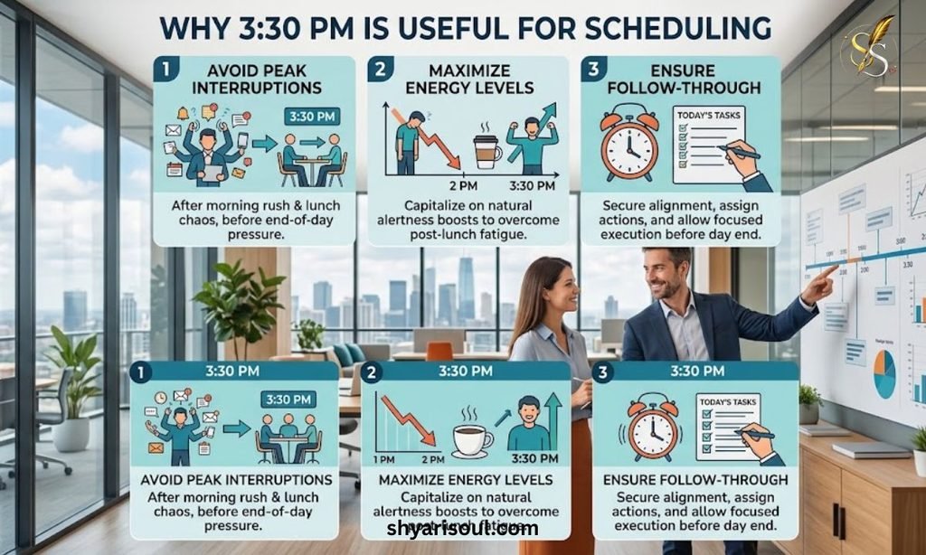 Why 3:30 PM Is Useful for Scheduling